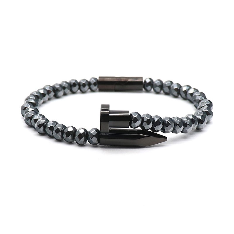 black nail bracelet